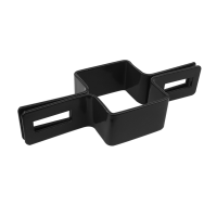 Mittelschelle für Zaun 40 x 60 mm anthrazit 2