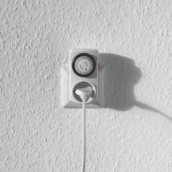 Ø 120 mm Feuchtraumlüfter mit Zeitschaltuhr