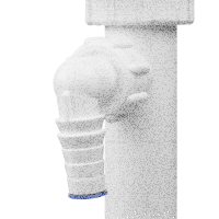 Ø 40 mm Siphon | zwei Ablaufventile | quadratischer &