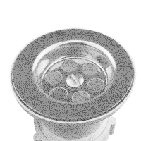 Ø 40 mm Siphon | zwei Ablaufventile | quadratischer &