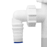 Ø 40 mm Siphon | zwei Ablaufventile | Geräteansc