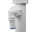 Ø 40 mm Siphon | zwei Ablaufventile | quadratischer Überlauf | Geräteanschluss