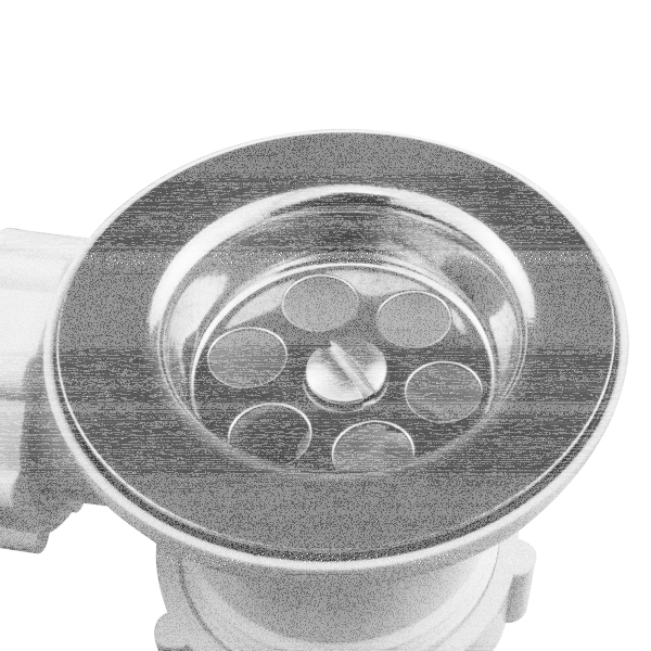 Produktbild von Gerader Siphon Für Gastro-Spülbecken – 1 Zoll Gewinde Auf 1 1/2 Zoll (40 Mm), Markenlos, 4255582518207