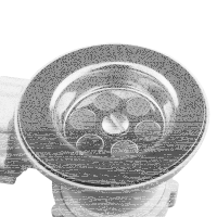 Ø 40 mm Siphon | Ablaufventil | quadratischer Üb