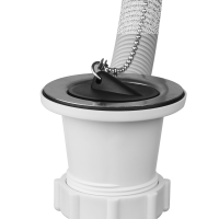 Ø 40 mm Siphon | Ablaufventil | quadratischer Üb
