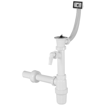 Ø 40 mm Siphon | Ablaufventil | quadratischer...