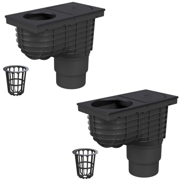 Regensinkkasten Gusseisen Abgang DN110 / DN125