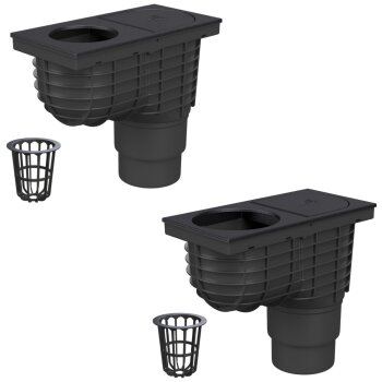 Regensinkkasten Gusseisen Abgang DN110 / DN125