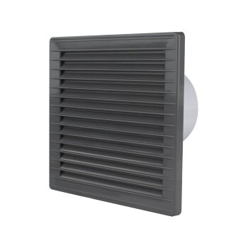 Lüfter Ventilator Badezimmer eckig Abluft Standard Ø 100 mm schwarz