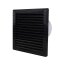 Lüfter Ventilator Badezimmer eckig Abluft Standard Ø 100 mm schwarz