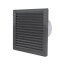 Lüfter Ventilator Badezimmer eckig Abluft Standard Ø 100 mm schwarz