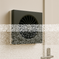 Ø 100 mm Wandmontageplatte für Lüfter 3