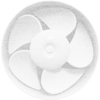 Ø 110 mm Wohnraumlüfter Feuchtesensor / Hygrosta