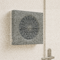 Ø 100 mm Wandmontageplatte Aufbaumaß 20 mm 3