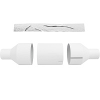 Ø 40 mm Wohnraumlüfter für KG-Rohre 6