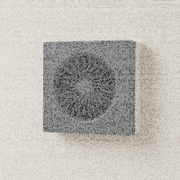 Ø 80 mm Wandmontageplatte für Lüfter 4