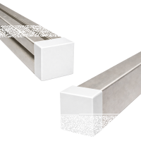 Abdeckkappe weiß 7,5 x 12,5 mm 8