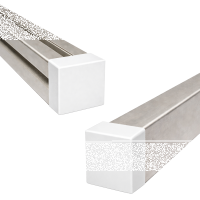 Abdeckkappe weiß 15,5 x 27,5 mm 8