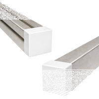 Abdeckkappe weiß 19,5 x 35,5 mm 8