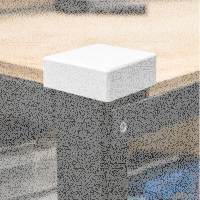 Abdeckkappe weiß 20 x 20 mm 6