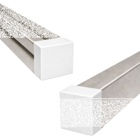 Abdeckkappe weiß 34 x 34 mm 8