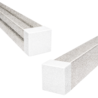 Abdeckkappe weiß 40 x 40 mm 8