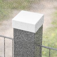 Abdeckkappe weiß 40 x 40 mm 3