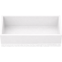 Abdeckkappe weiß 40 x 80 mm 2