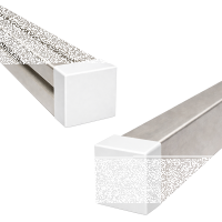 Abdeckkappe weiß 45 x 45 mm 8