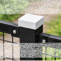 Abdeckkappe weiß 45 x 45 mm 4