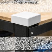 Abdeckkappe weiß 45 x 45 mm 6