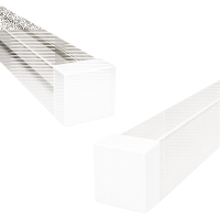 Abdeckkappe weiß 45 x 180 mm 8
