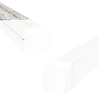 Abdeckkappe weiß 50 x 100 mm 8