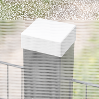 Abdeckkappe weiß 60 x 60 mm 3