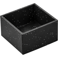 Abdeckkappe schwarz 12 x 12 mm 1