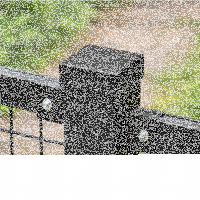 Abdeckkappe schwarz 14 x 14 mm 4