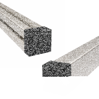 Abdeckkappe schwarz 14 x 14 mm 8