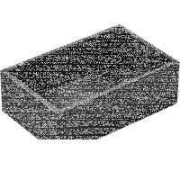 Abdeckkappe schwarz 15,5 x 27,5 mm 1