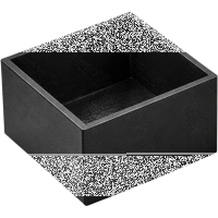 Abdeckkappe schwarz 18 x 18 mm 1
