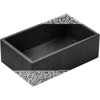 Abdeckkappe schwarz 19,5 x 35,5 mm 1