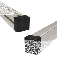 Abdeckkappe schwarz 30 x 30 mm 8