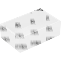 Abdeckkappe schwarz 45 x 90 mm 1