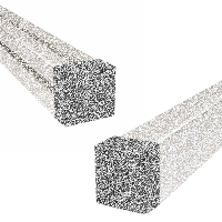 Abdeckkappe schwarz 50 x 50 mm 8