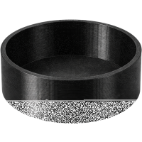 Abdeckkappe schwarz Ø 48 mm 1