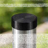 Abdeckkappe schwarz Ø 70 mm 4