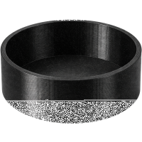 Abdeckkappe schwarz Ø 75 mm 1