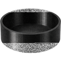 Abdeckkappe schwarz Ø 115 mm 1