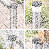 Abdeckkappe schwarz Ø 180 mm 5