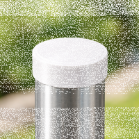 Abdeckkappe weiß Ø 2 mm 4
