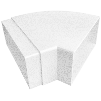 Formteil-Verbinder mit Bogen 45&deg;